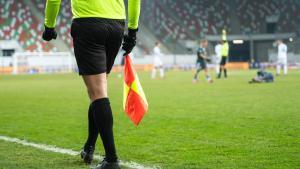 Árbitros de fútbol.