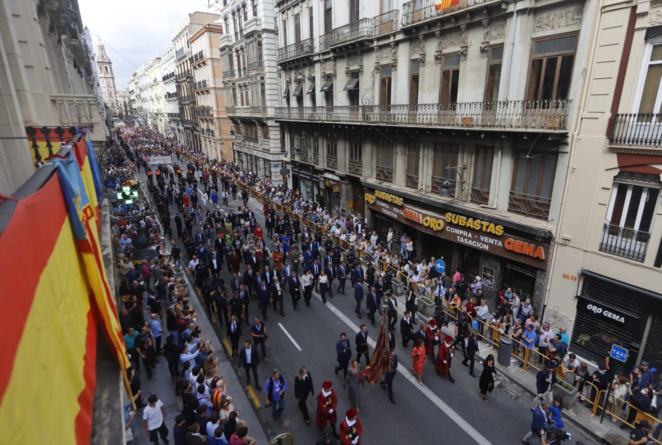 Procesión cívica del 9 d'Octubre en València