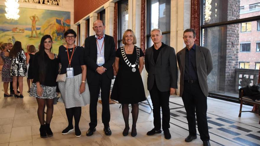 Miembros de ADEMA en el congreso en Oslo.