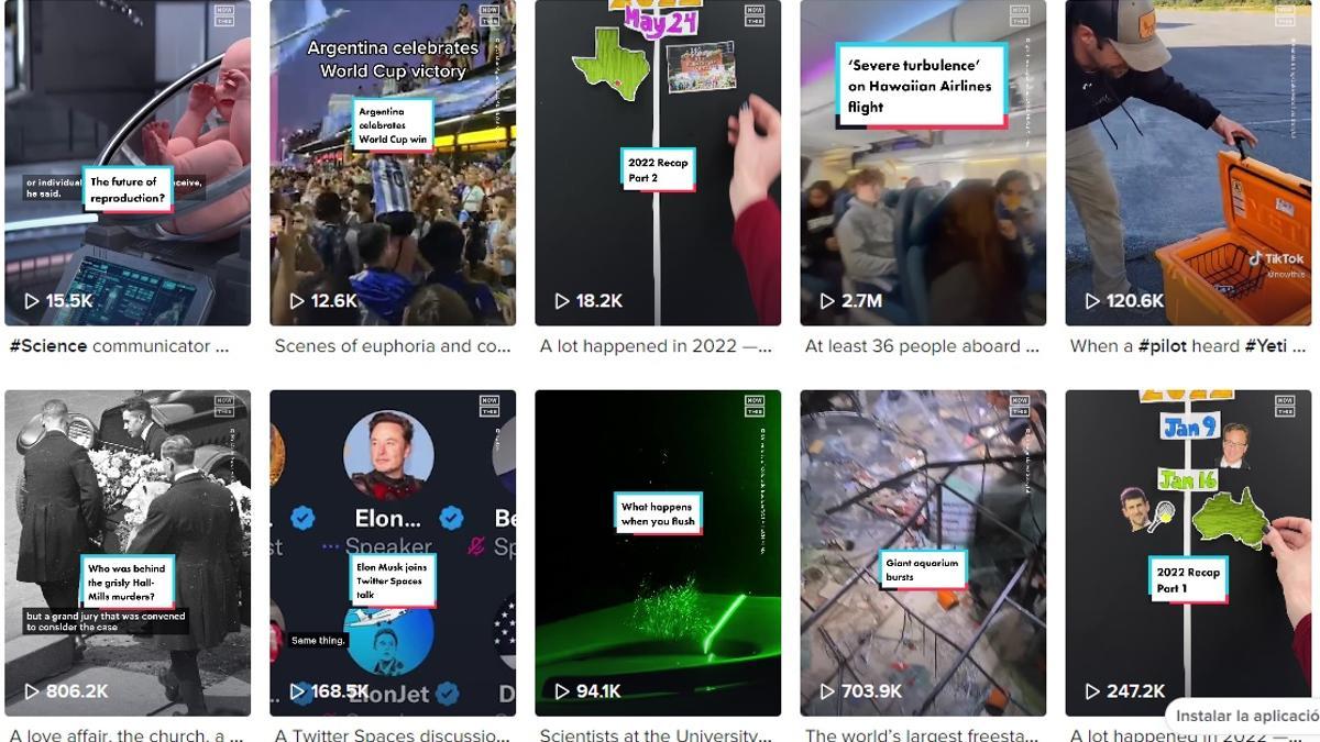 Cuenta de TikTok de NowThis, la cuenta de noticias más seguida del mundo