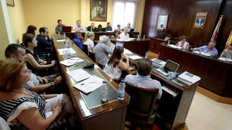 Imagen de una sesión plenaria de La Vila Joiosa.