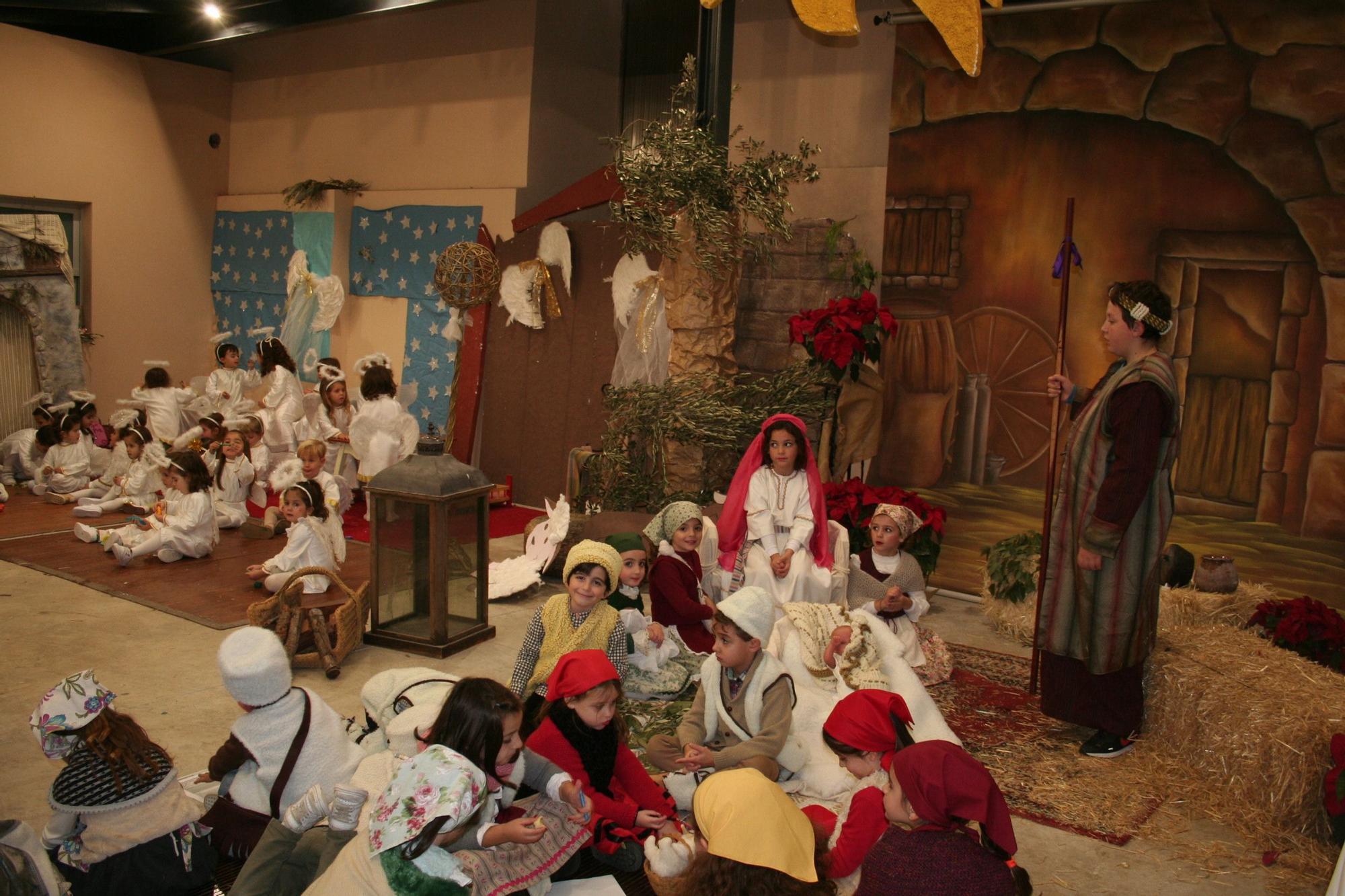 Belén Viviente del colegio San Francisco de Lorca