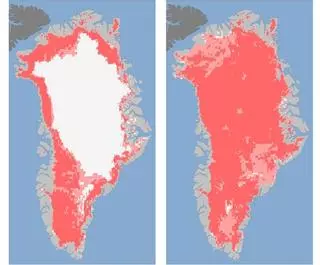 Groenlandia sufre el mayor deshielo en 30 años
