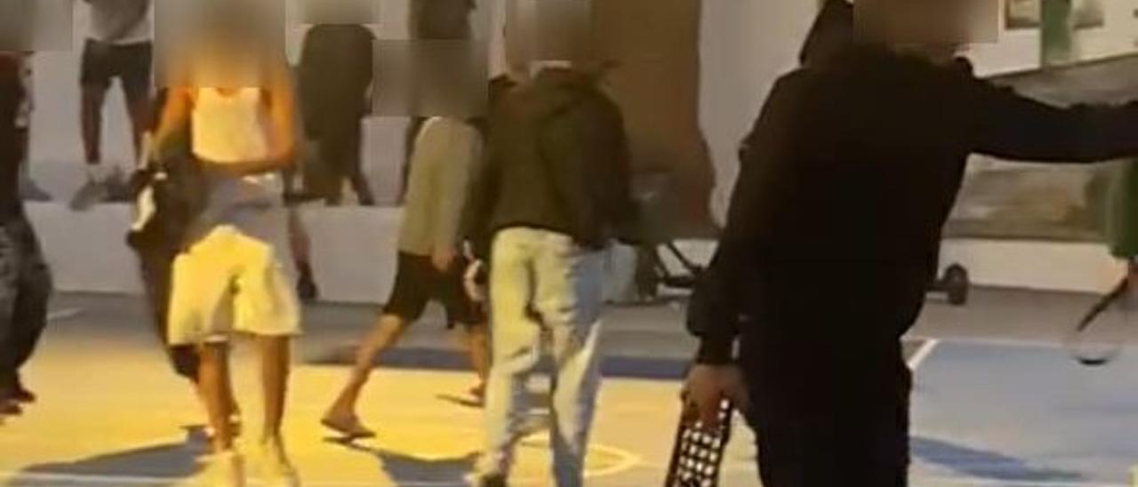 Pelea multitudinaria entre jóvenes en el barrio de Titerroy en Arrecife