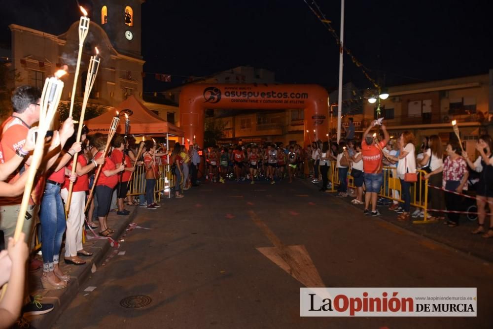 Carrera popular nocturna en Alquerías.