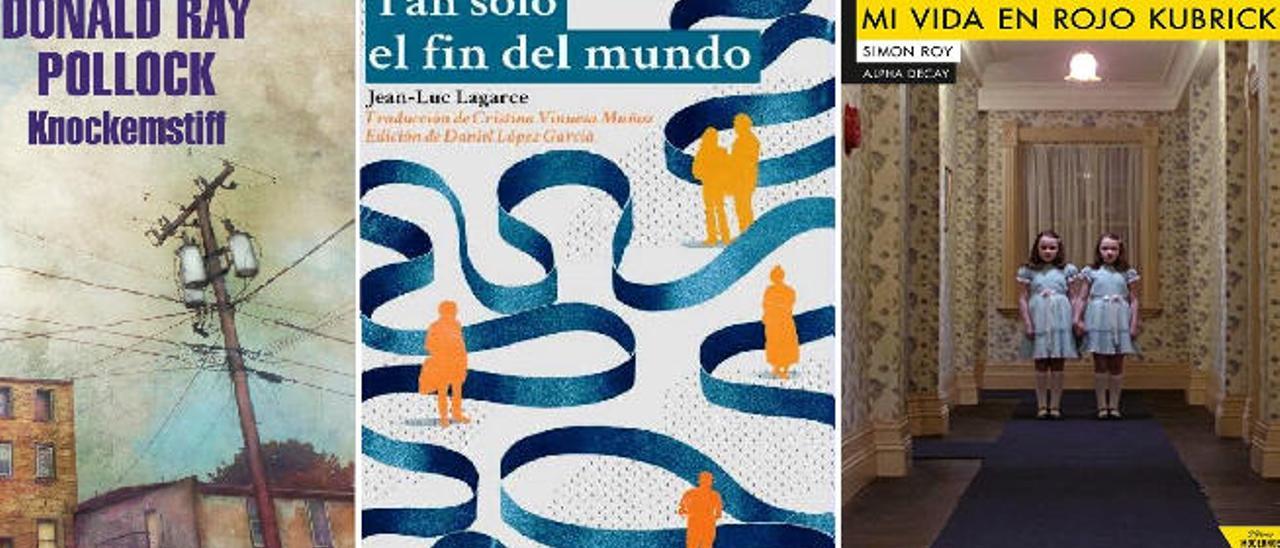 Varias portadas de las novelas literarias del año 2017.
