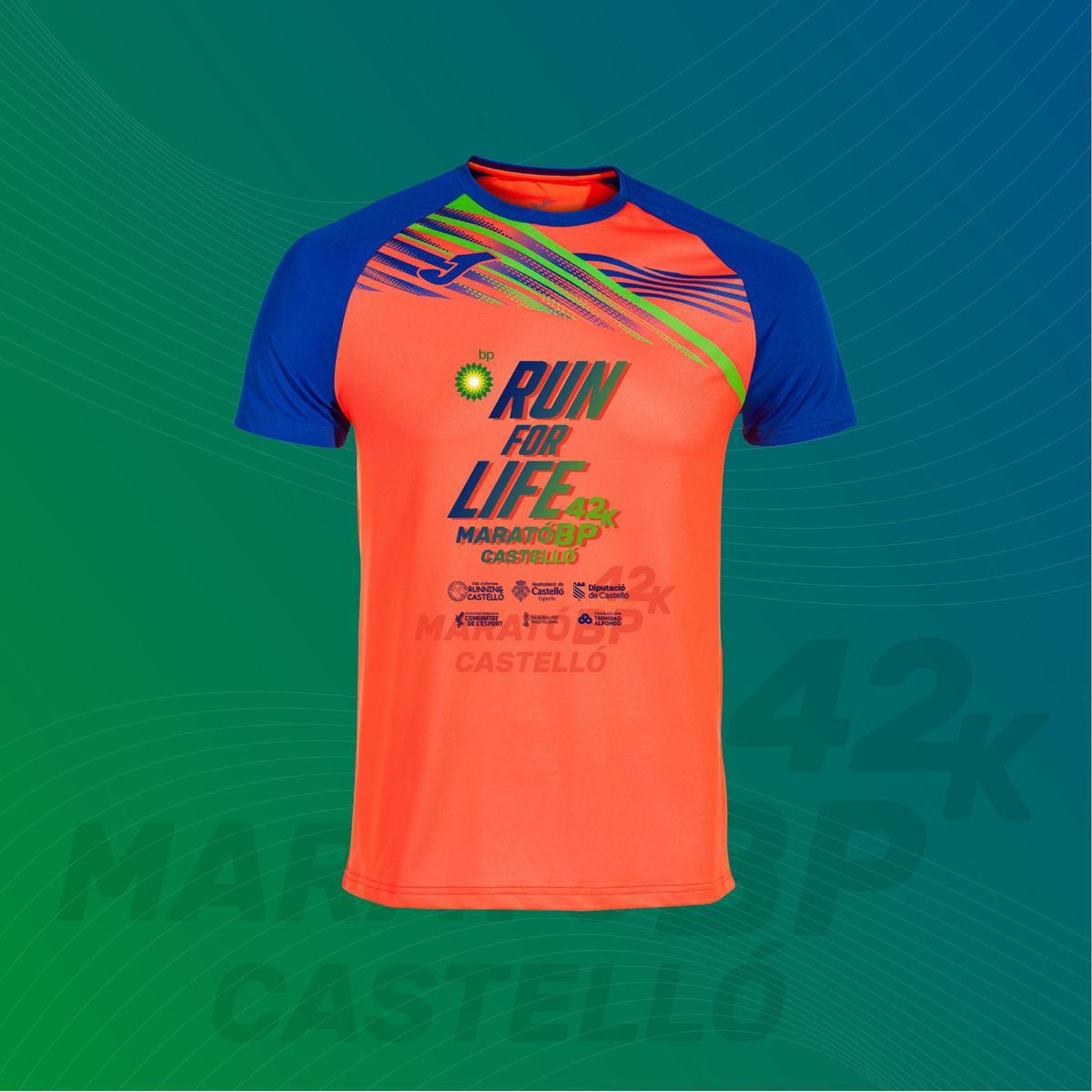 En su parte delantera, se añade el mensaje “Run for Life”, que sirve de lema vital para quienes dedican su tiempo y esfuerzo al atletismo.