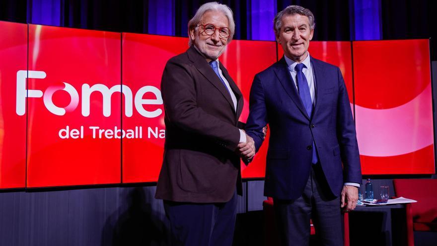 Feijóo, en Barcelona: "No me faltan ganas para una moción de censura, me faltan votos"