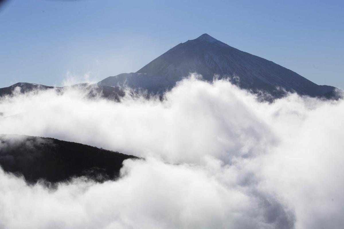 Primera nevada en el Teide