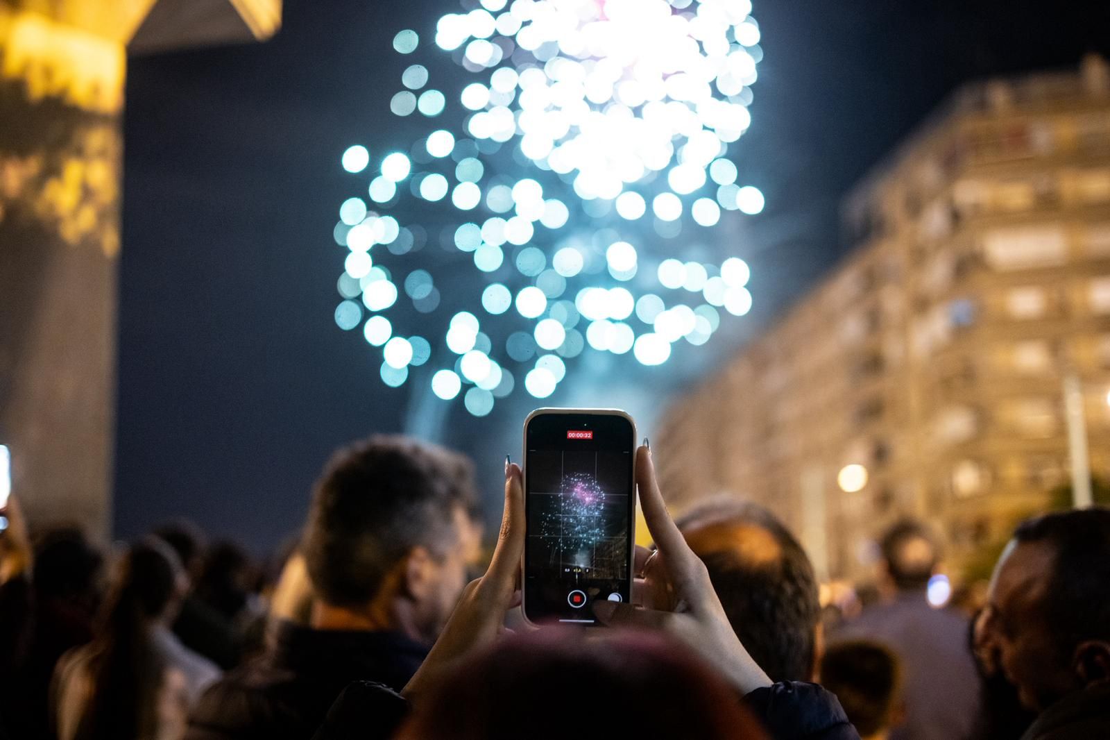 Los fuegos artificiales ponen un bonito broche final a las Fiestas del Pilar 2025