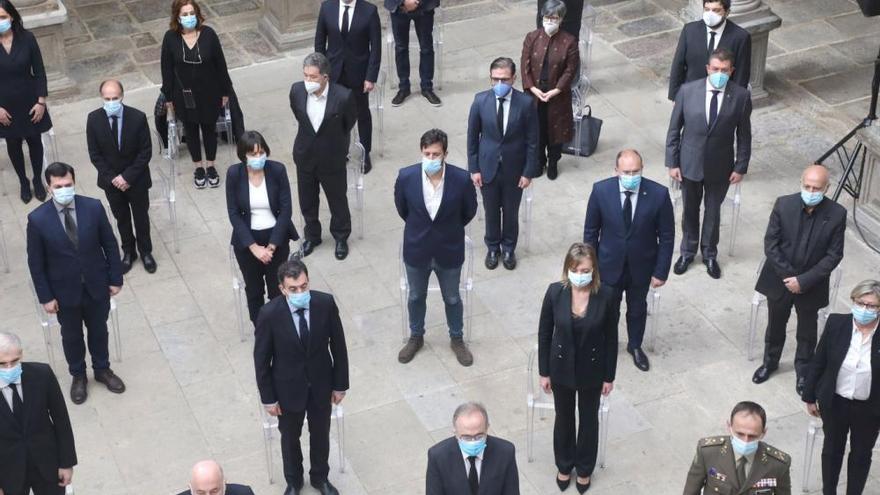 Galicia rinde homenaje a las víctimas del Covid-19