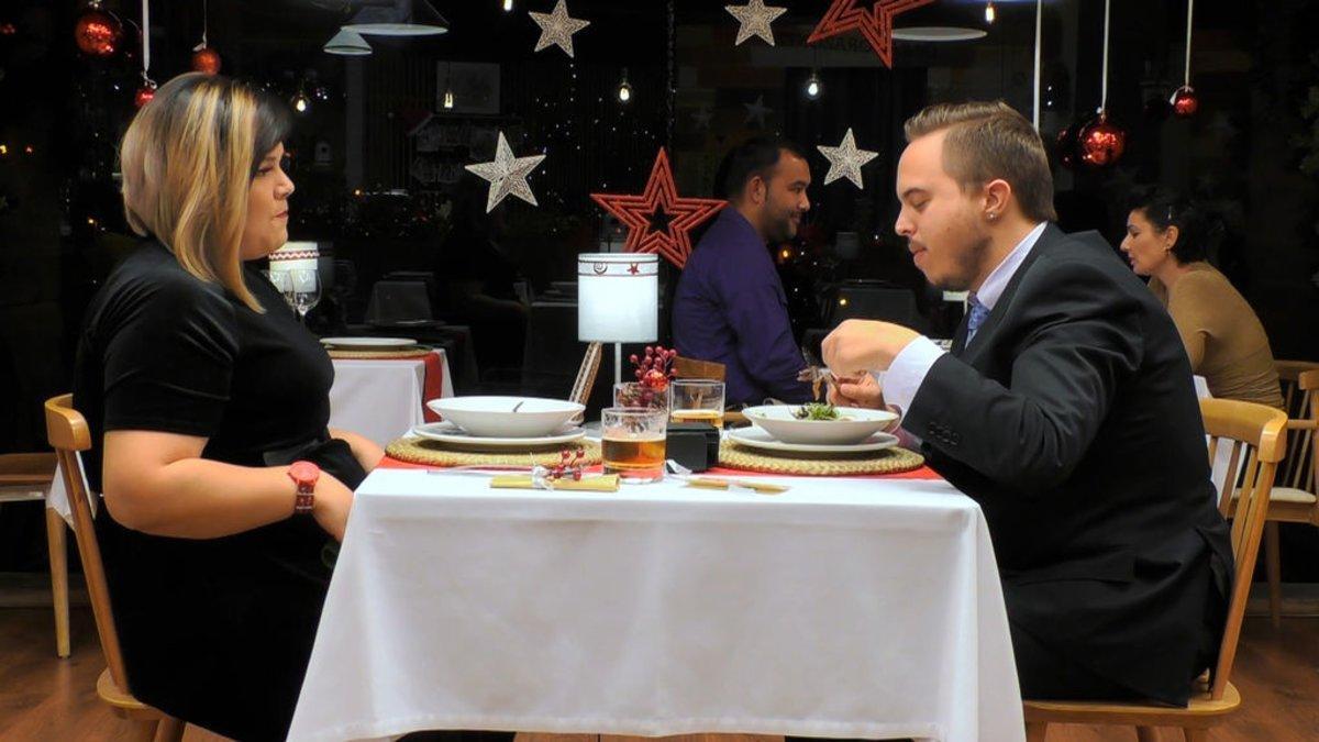 Suhanny y Daniel en 'First Dates'