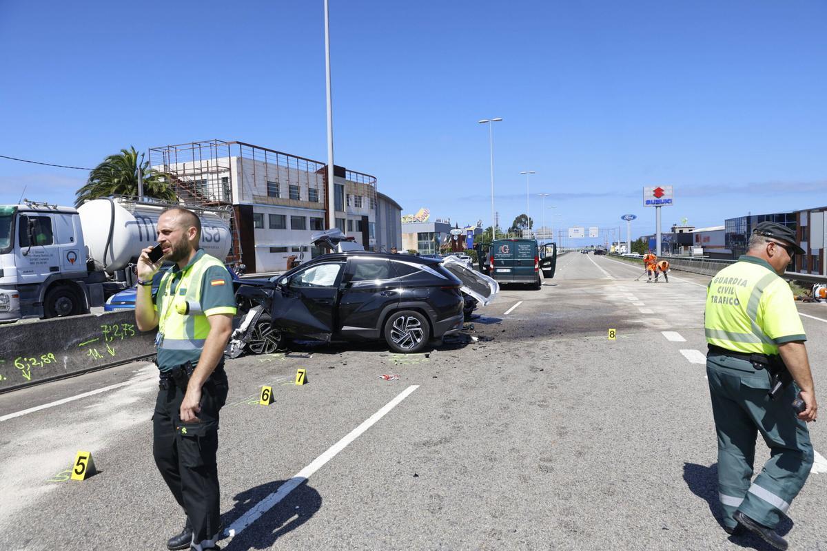 Accidente mortal en Gijón