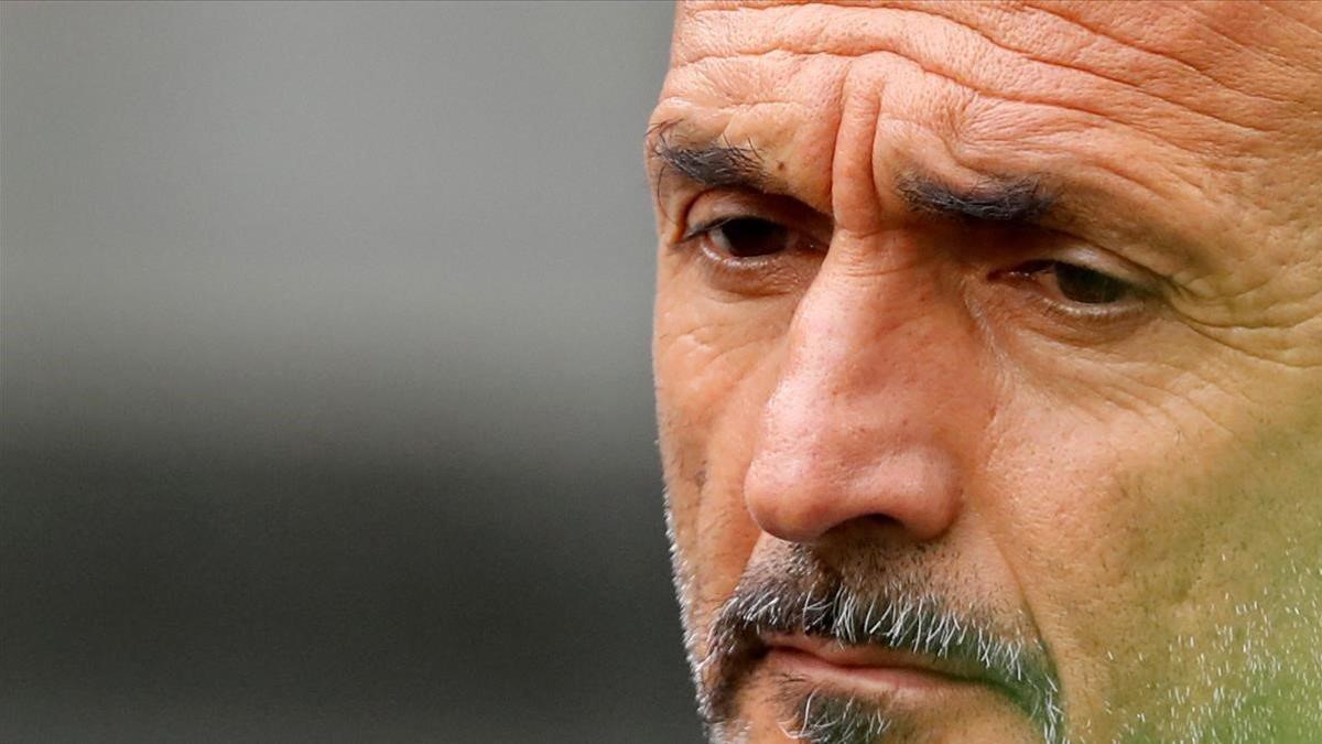 Spalletti, en el duelo del Inter con el Génova en San Siro.