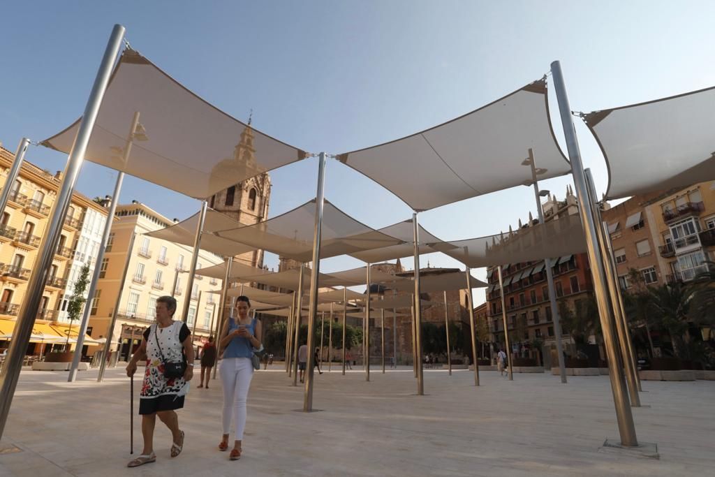 Así luce la nueva Plaza de la Reina tras la reforma integral