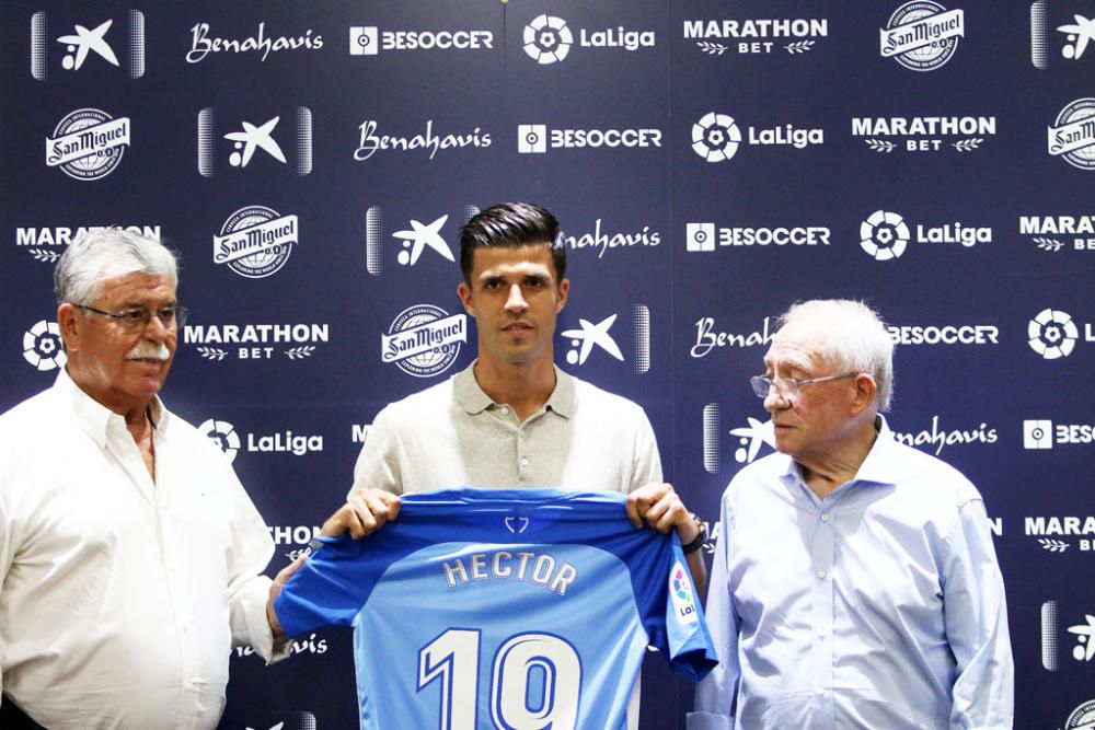 El delantero canario llega a La Rosaleda para acabar con la falta del gol del equipo en los últimos encuentros de preparación