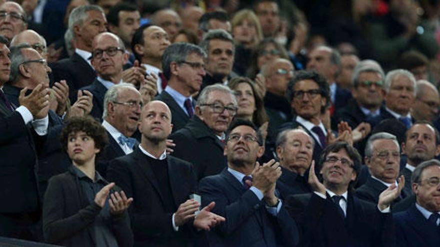 Imagen del palco del Camp Nou