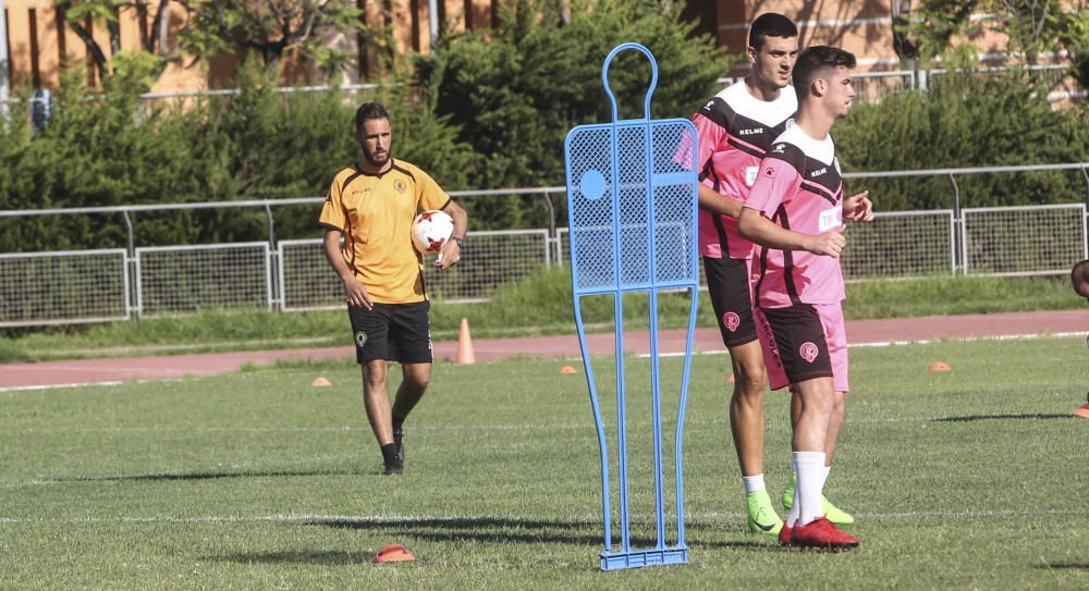 Primer entrenamiento de Lluís Planagumà