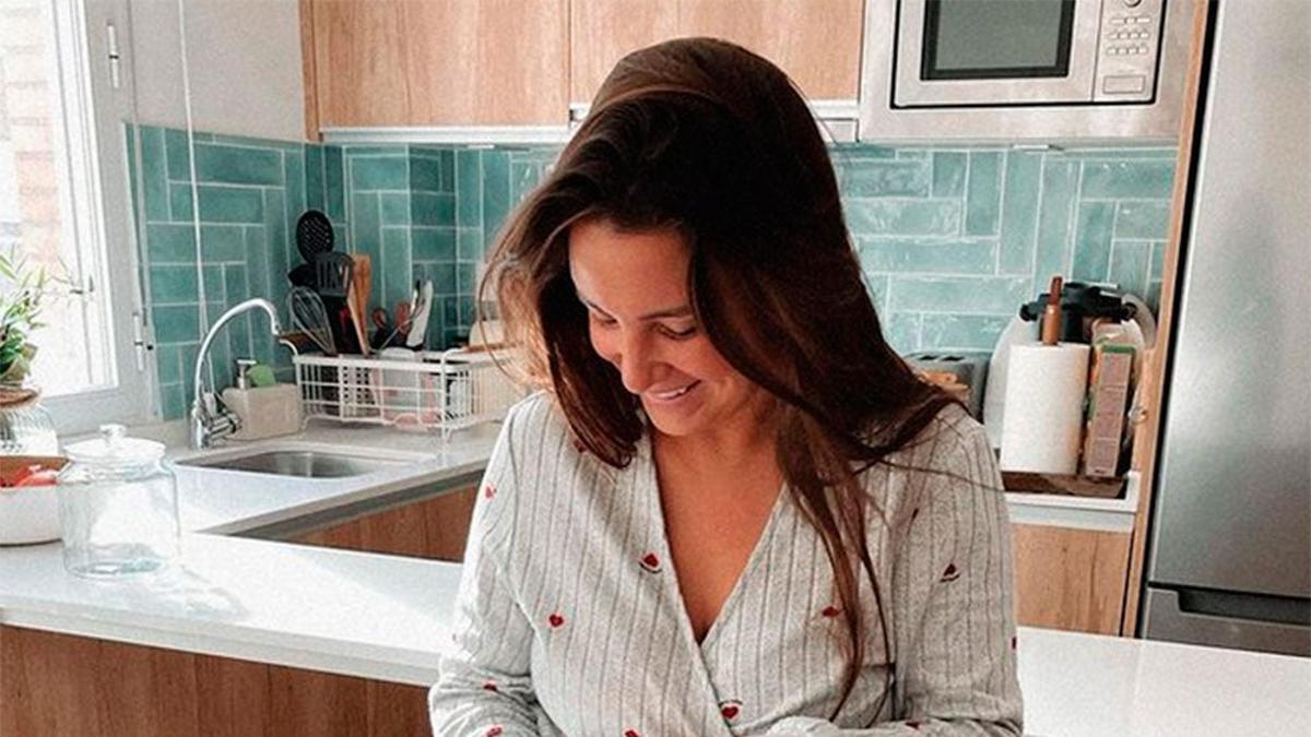 Marta Pombo con pijama de Women'Secret