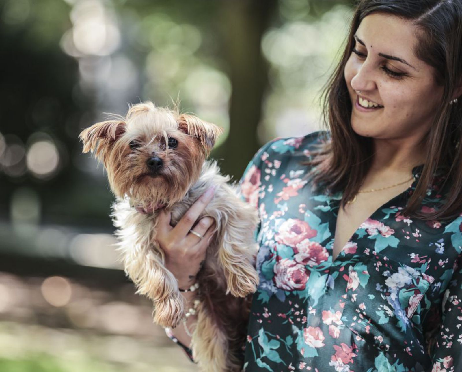 Ester Cordero, con «Freya». | I. Collín