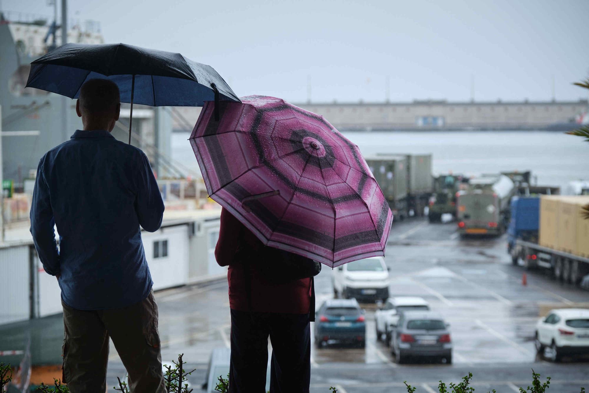 Efectos de la tormenta 'Hermine' en Tenerife