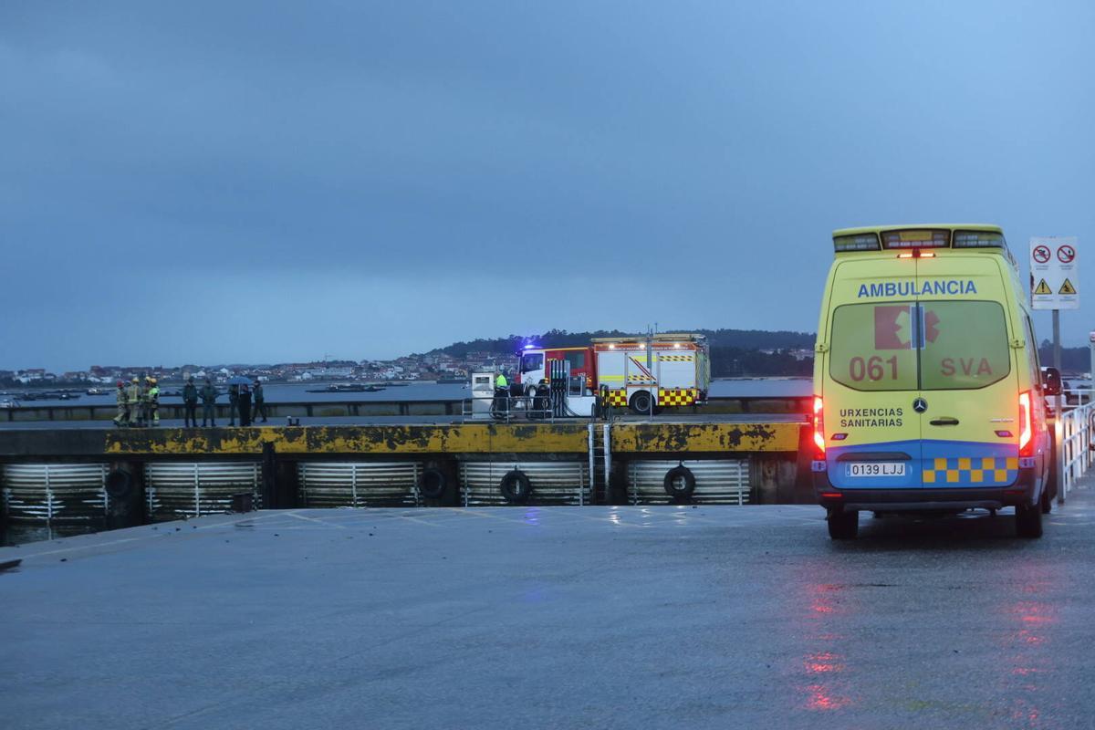 Muere un hombre de 80 años tras caer con su coche al mar en Vilanova