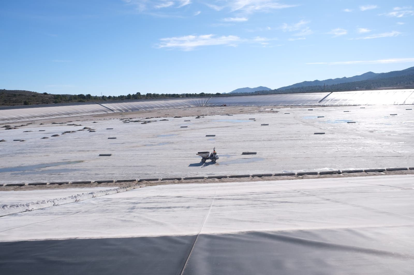 Así son las obras del embalse de El Toscar en Monóvar