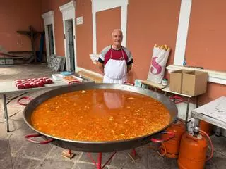 Un arroz para 200 personas abrió el apetito en Colombres
