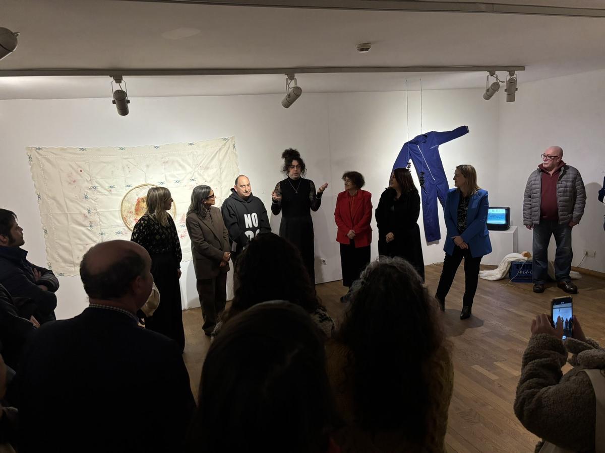 Presentación en la Fundación Eugenio Granell de la exposición ‘Arrieire no camiño Arrieire no lughare se che arrieire morre que camiño has de levare’