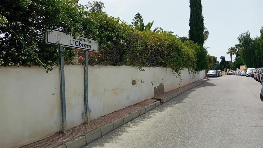 La larga espera de una urbanización de Mutxamel: cuatro décadas sin regularización