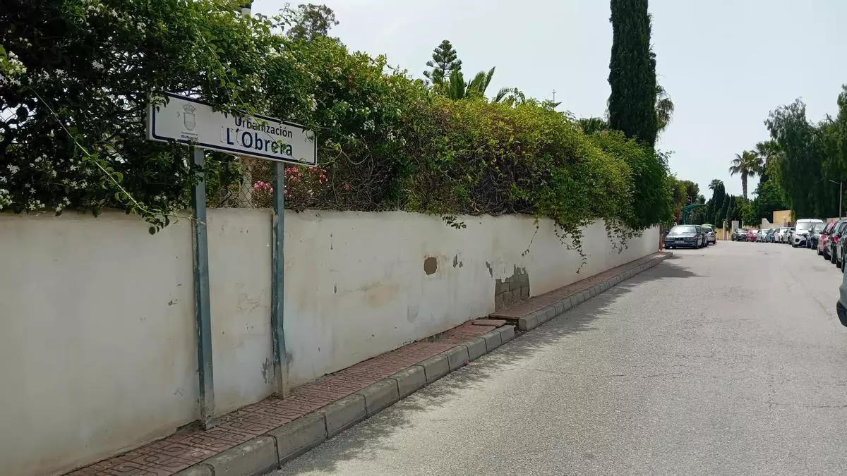 La urbanización de Mutxamel que lleva más de 40 años esperando su regularización