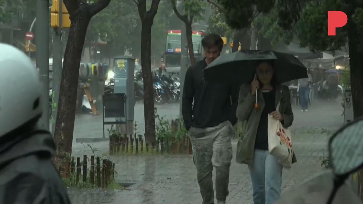 Catalunya activa avisos por fuertes rachas de viento y lluvias torrenciales