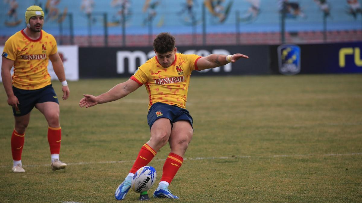 Los 'hispanos' en un momento del partido ante Georgia