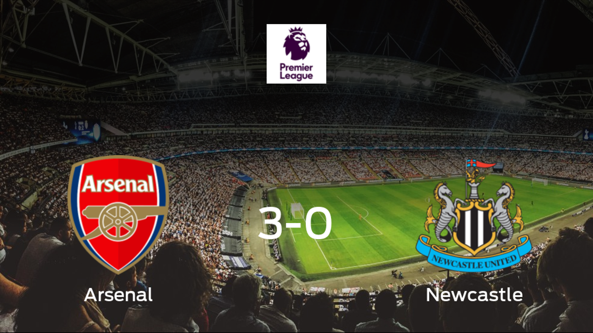 Los tres puntos se quedan en casa: goleada del Arsenal al Newcastle United (3-0)