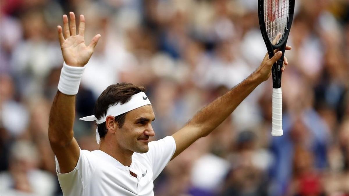 Roger Federer, tras derrotar a Berdych.