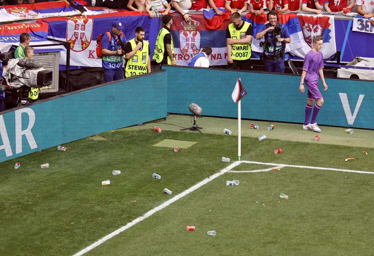 Eurocopa 2024 | Fase de grupos: Eslovenia - Serbia, en imágenes. Eurocopa 2024 | Fase de grupos: Eslovenia - Serbia, en imágenes.