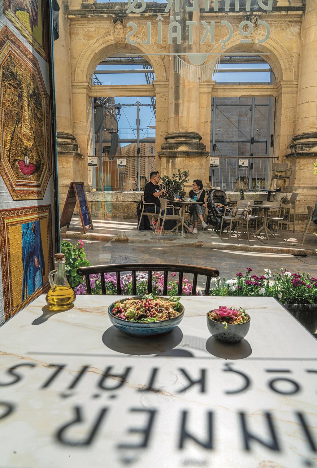 Restaurante en La Valeta.