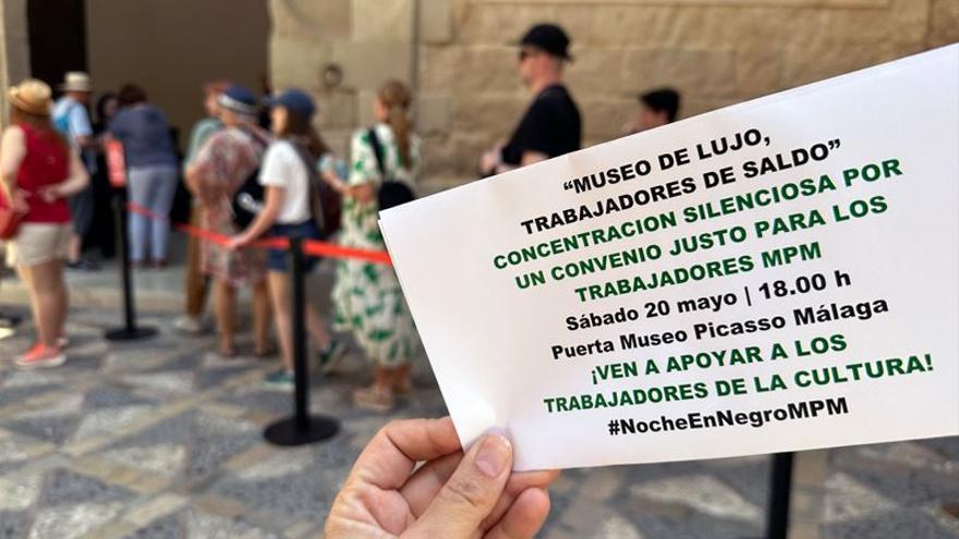 El paro de los trabajadores del Museo Picasso se realizará antes del inicio de LaNoche En Blanco