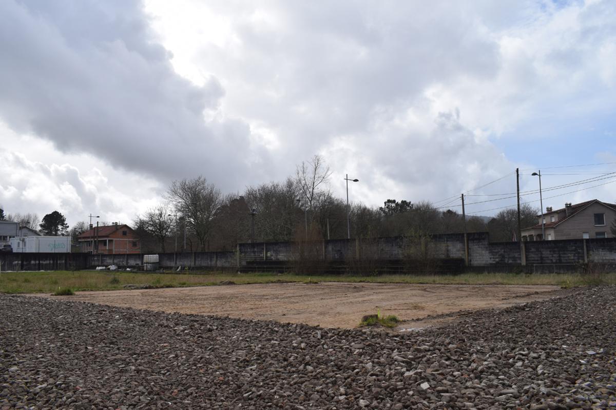 El terreno explanado