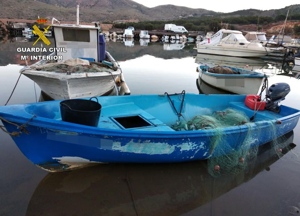 Sorprendidos otros dos pescadores furtivos en Portmán