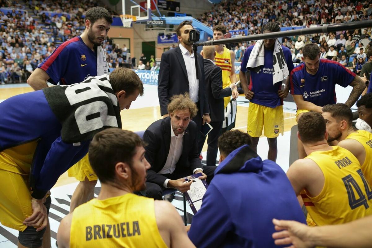 Lugo. Liga Endesa ACB de baloncesto. Jornada 8. Pazo provincial dos Deportes. CB Río Breogán - FC Barcelona. Fotos:Carlos Castro/ACB Photo