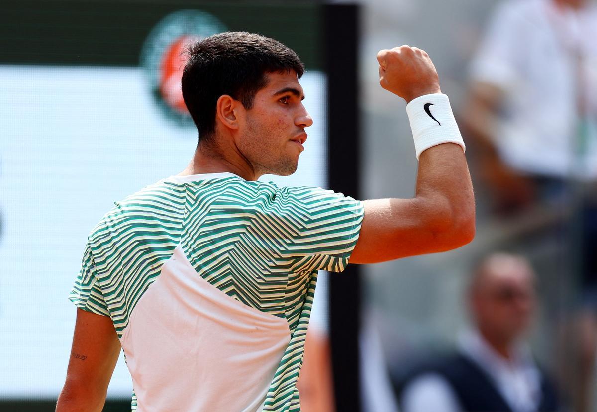 Roland Garros: Carlos Alcaraz - Novak Djokovic, en imágenes