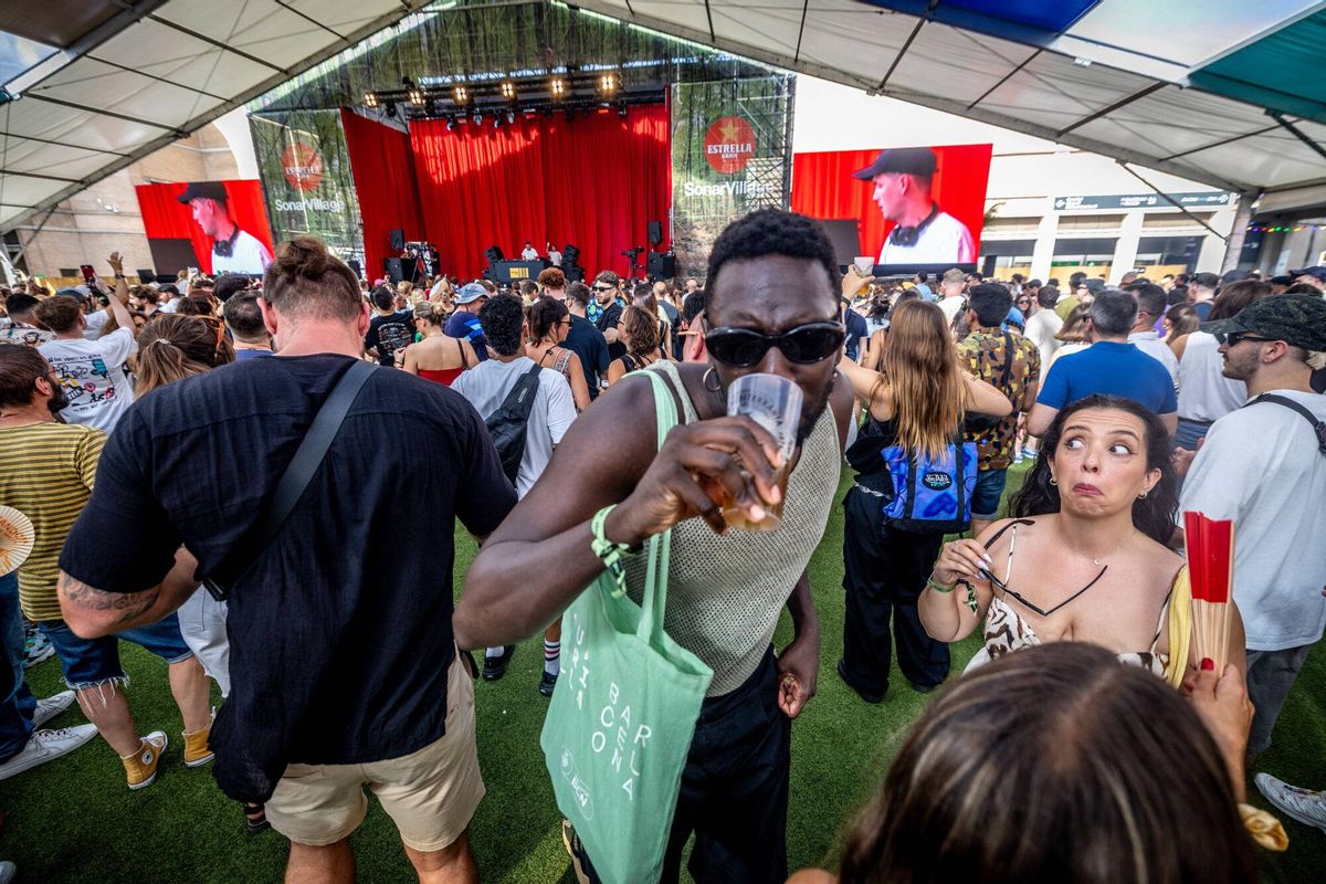 El ambiente en la última jornada del Sónar.