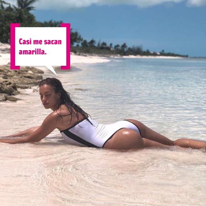 Irina Shayk, sexy en la playa