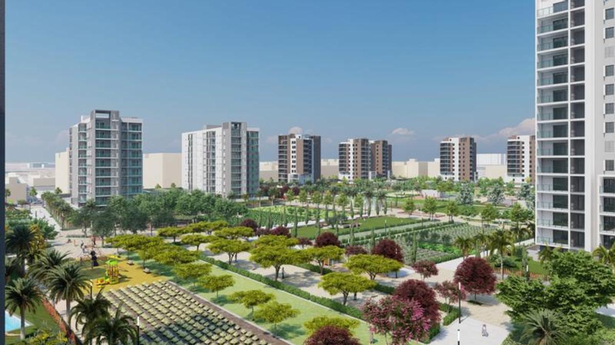 El ecobarrio proyectado en los terrenos de la Font Baixa de Alfafar.