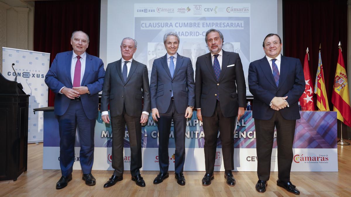 José Vicente Morata, Carlos González, Manuel Broseta, Ángel Asensio y Antonio Arias.