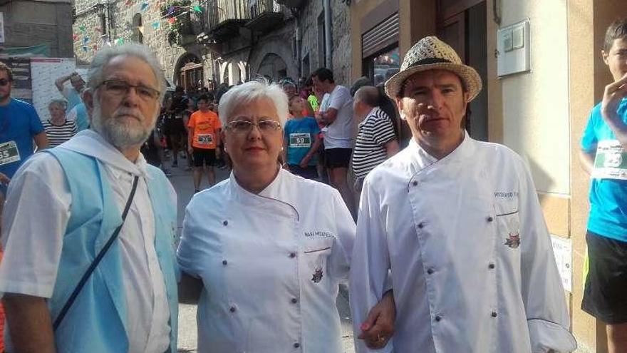 Alberto Gavilanes, Mari Carmen Fidalgo y Roberto Fariza.