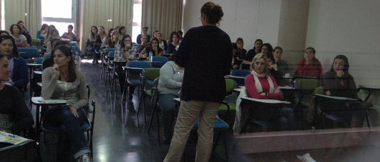 Alumnos en un aula de la ULPGC.