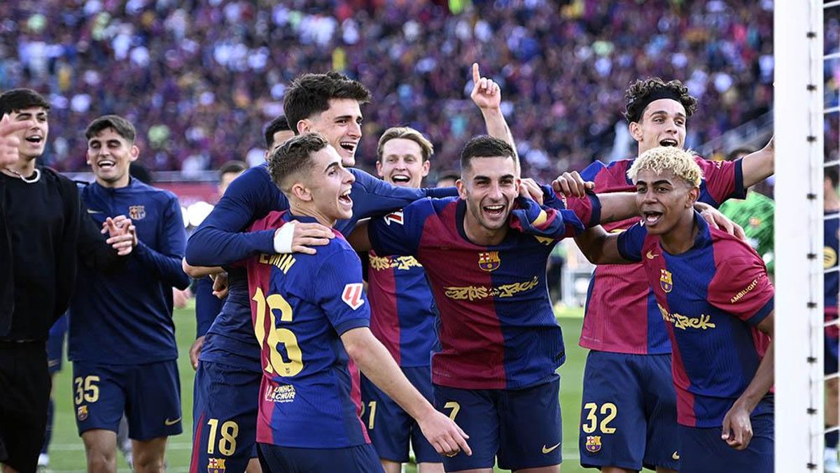El Barça gana el clásico ante el Madrid en el estadi Lluis Companys