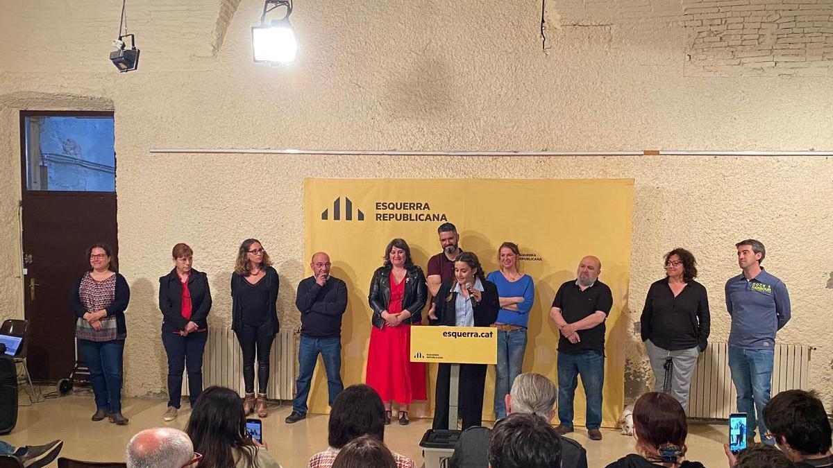 Presentació de la candidatura d'ERC Castellerçol a les municipals, el mes passat